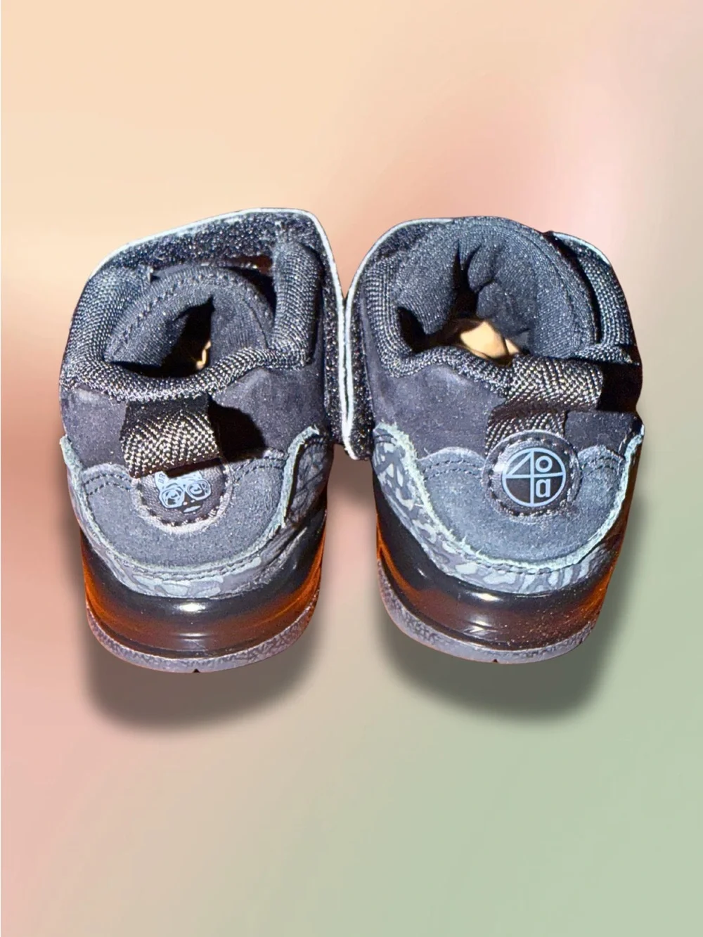 Jordan Spizike Low Black Cat Toddler 9C Black Anthracite FQ3952-001